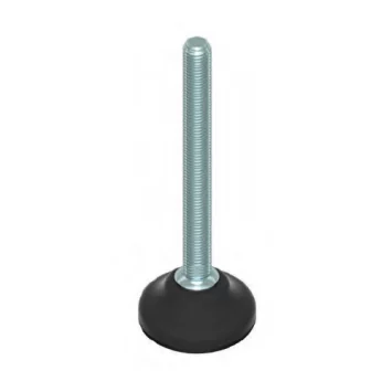 PDLV_ECO_Piedini base ribassata_d.65_16°_zinc_NERO