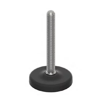 PDLV_ECO_Piedini base ribassata_d.83-103-123_16°_inox_NERO